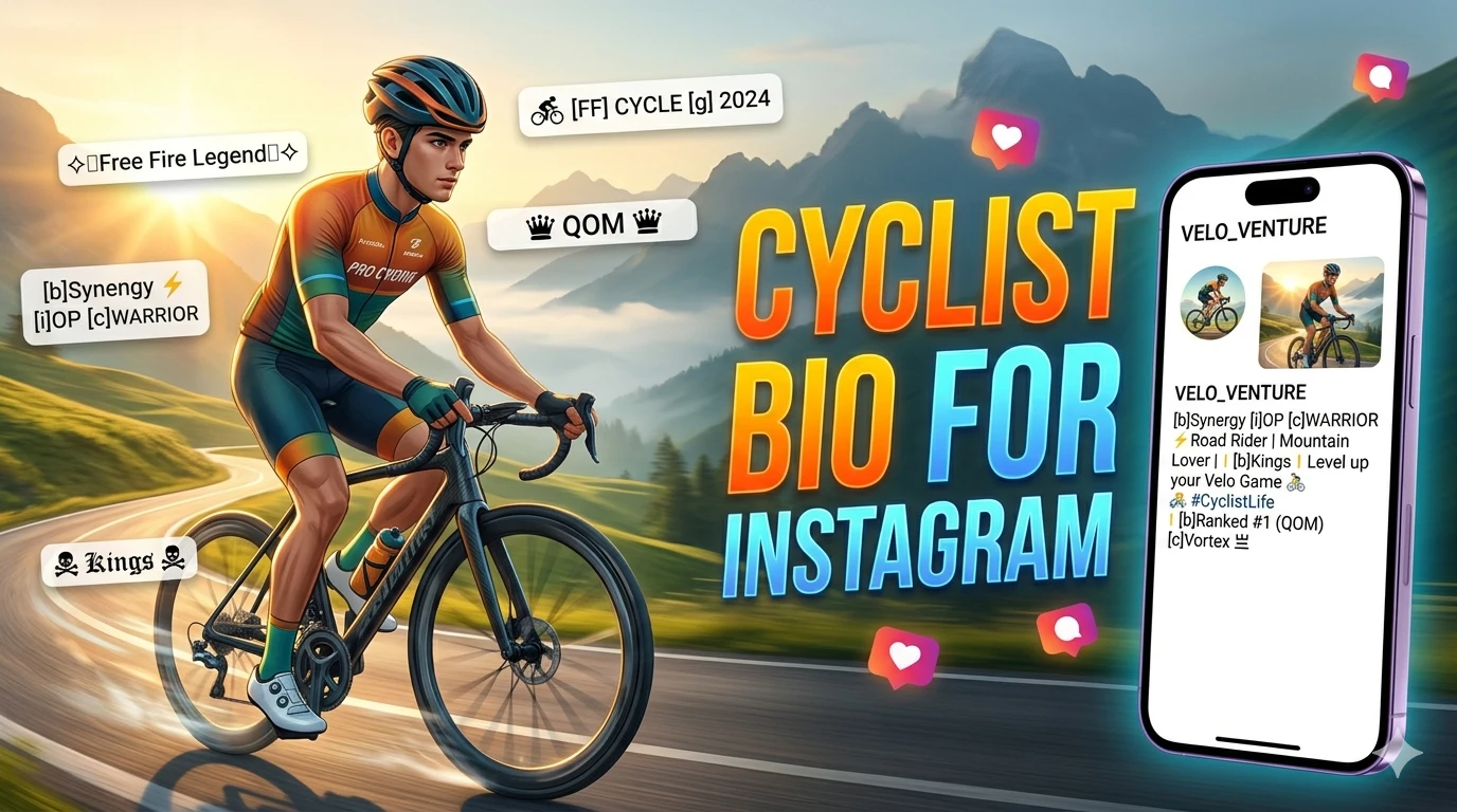 Cyclist Bio For Instagram