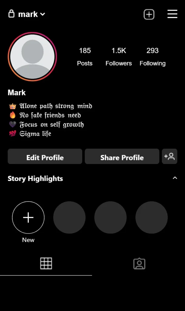 Sigma Bio For Instagram For Boy Stylish