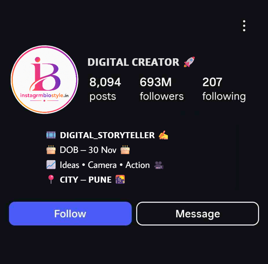 Best Video Creator Bio For Instagram