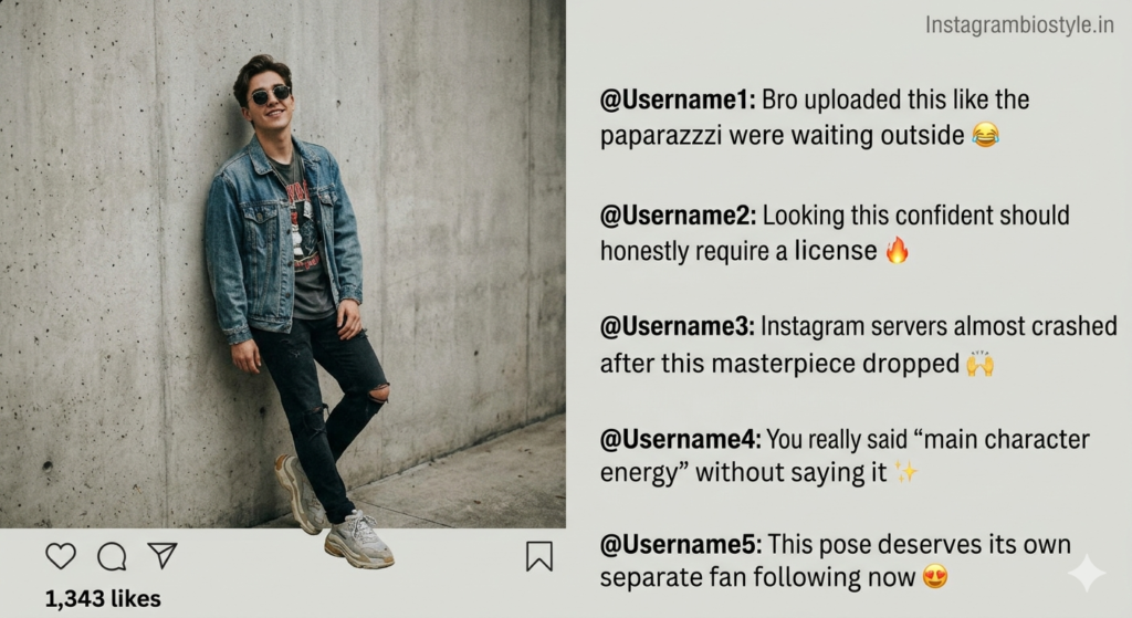 Funny Comments on Friends Pic on Instagram