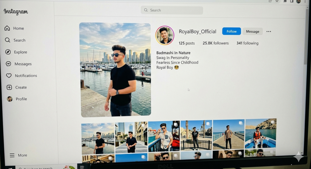 badmash gangster bio style
