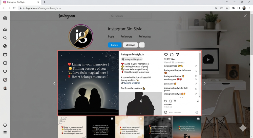Top love bio for instagram