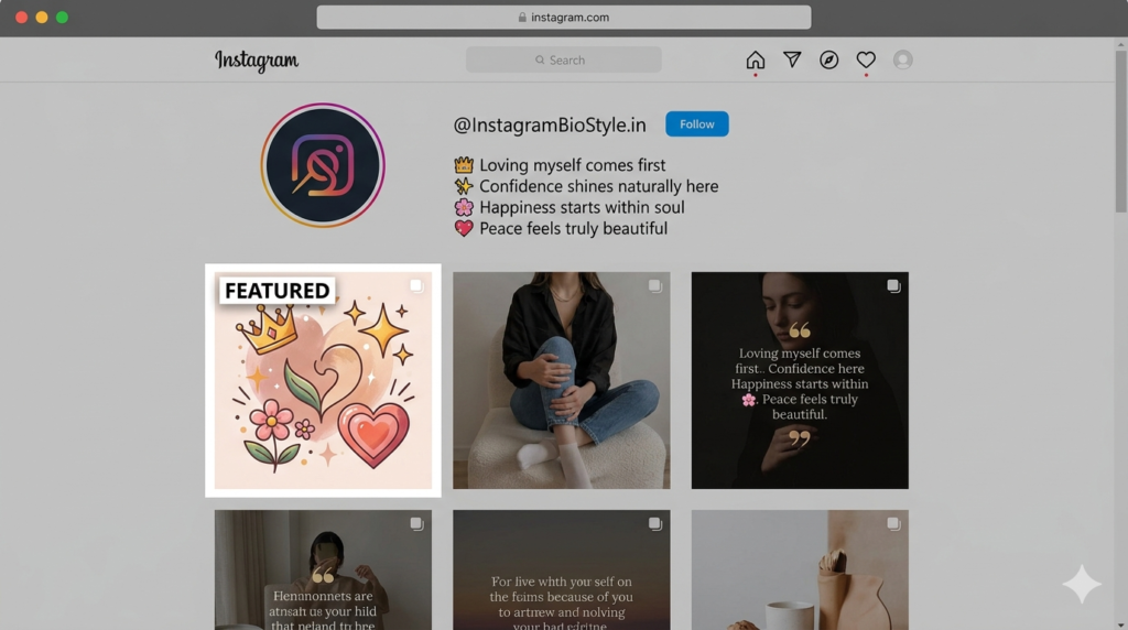 aesthetic love bio profile