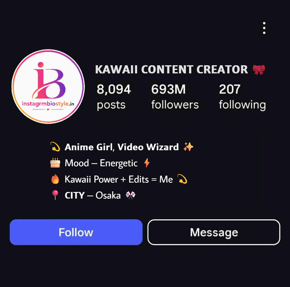 Instagram Bio For Anime Girls Video Creator