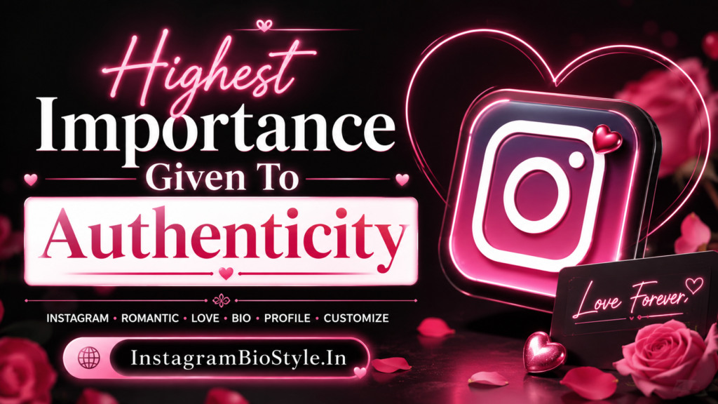 Highest Importance Given To Authenticity