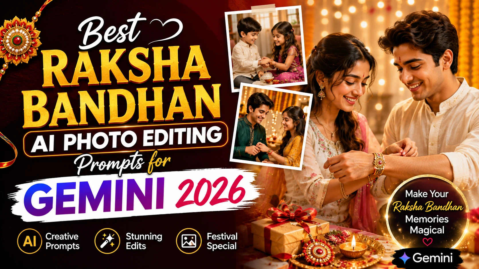 Raksha Bandhan AI Photo Editing Prompts Gemini 2026